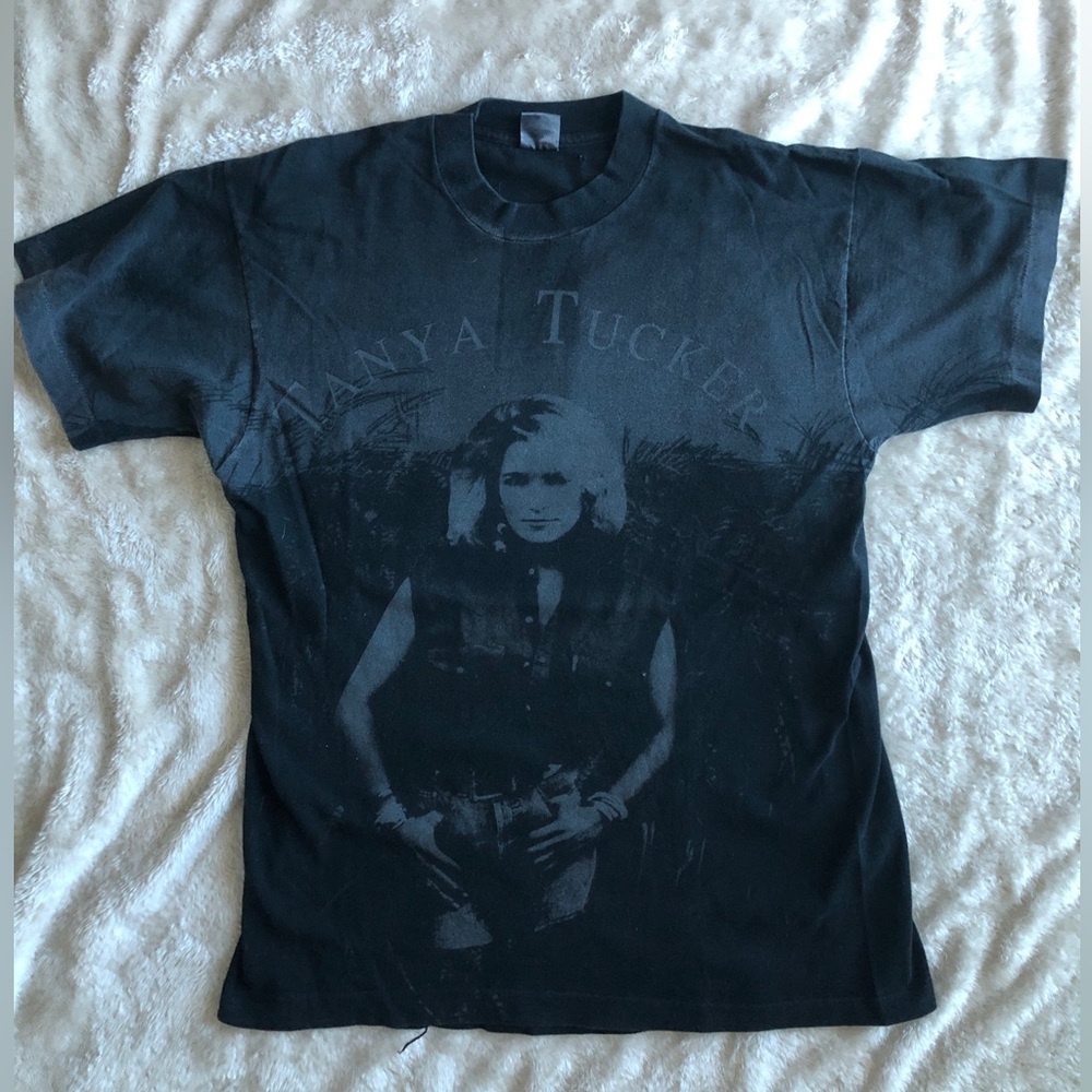 VINTAGE Tanya Tucker “Can’t Run From Yourself” 1993 tour tee in oilwash 1 of 1